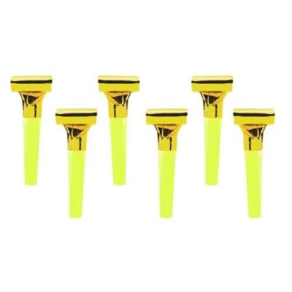 158867 1 party deco frkacky zlate 6 ks