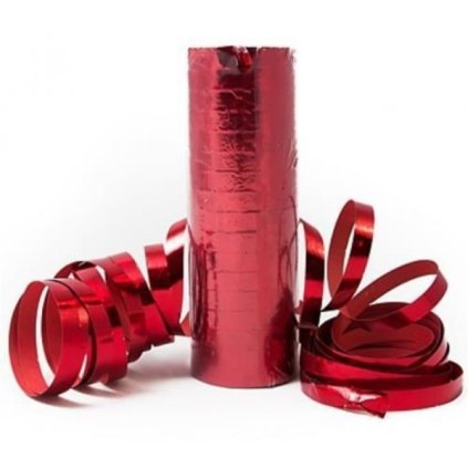 150806 party deco serpentyny hologram 3 8 m cervene 18 ks