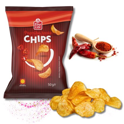 Chips paprika 50 g