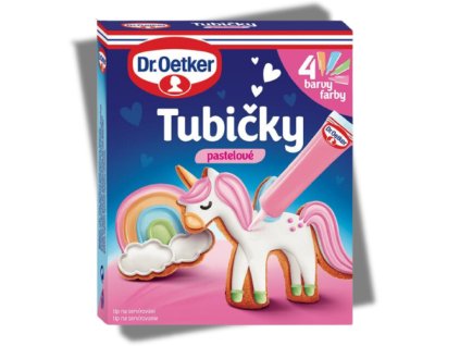 Tubičky na zdobení pastelové Dr.Oetker