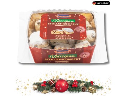 Adventní cukroví - mini štola 350 g, Německo - KuchenMister