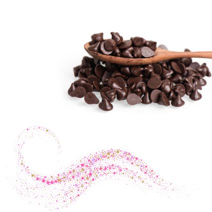 Čokoláda hořká 54%, i na pečení (kapičky) 1 kg/sáček