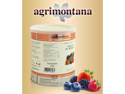1496 dzem extra agrimontana lesni plody 1 kg plechovka