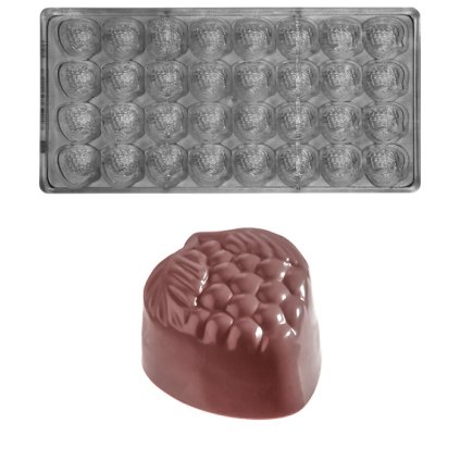 112967 forma na pralinky malina 10g 4x8 tvaru forma