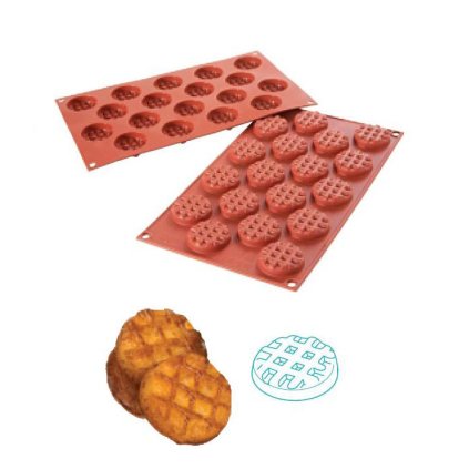 9845 forma silikonova 18ks mini vafle kulate prum 4 v 1 2mm