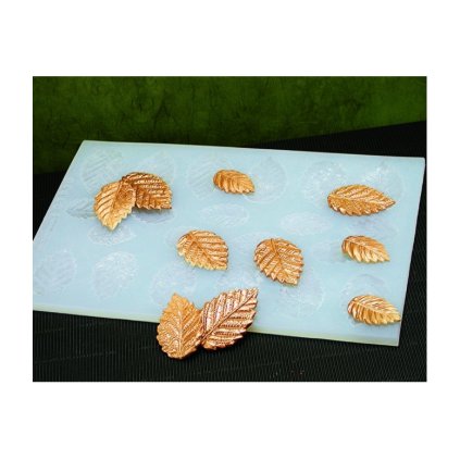 10379 forma silikonova 3d listy ruze male stredni velke ruzna velikost
