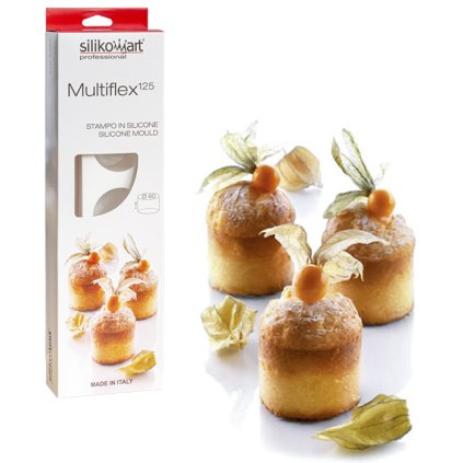 114689 forma silikonova multiflex na 5 desertu valec 5x125ml