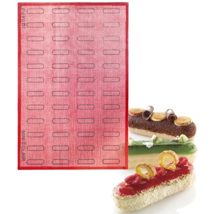 116702 forma silikonova perforovana 48 ks mini eclairs tvar 6x1 8cm