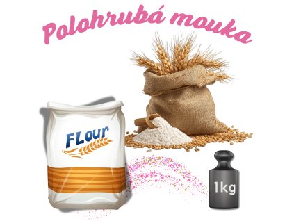 Mouka polohrubá 1 kg