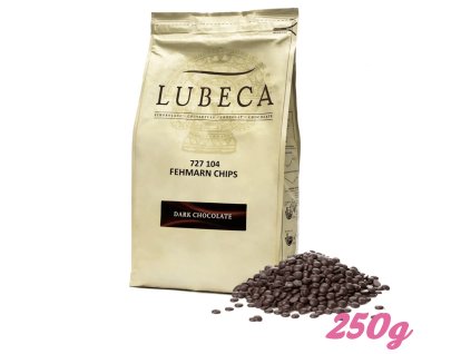 Německá pravá tmavá 60% čokoláda 250g v dóze s vanilkou