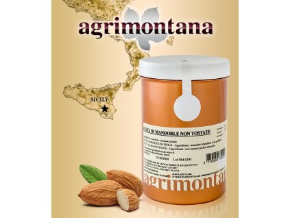 851 pasta 100 sicilske mandle agrimontana 1 kg plechovka