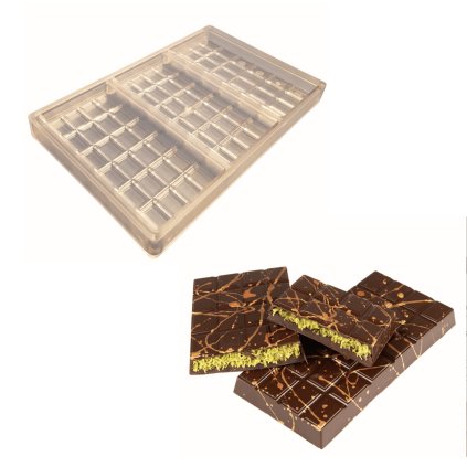 Pevná forma na čokoládové tabulky Dubaj - velké