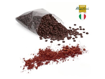 Tmavá kakaová poleva Master Martini Caribe 250g