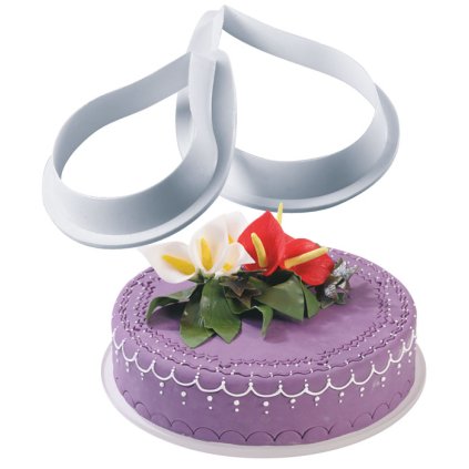 12881 vykrajovatka plast lilie calla 2 ks sada