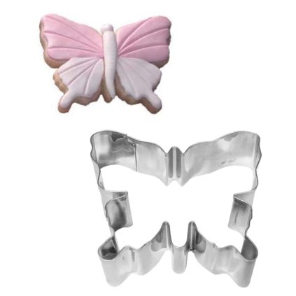 12296 vykrajovatko nerez motyl 8x7cm v 3cm