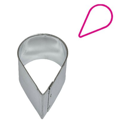 9536 vykrajovatko nerez minidezert kapka 6x3 8 v 2 5cm