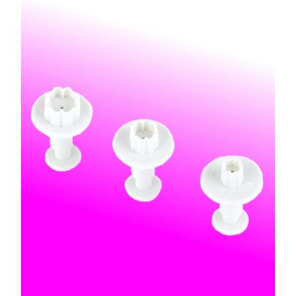 13112 vytlacovac vykrajovatko plast sada 3ks pupen prum 2 5cm v 5cm