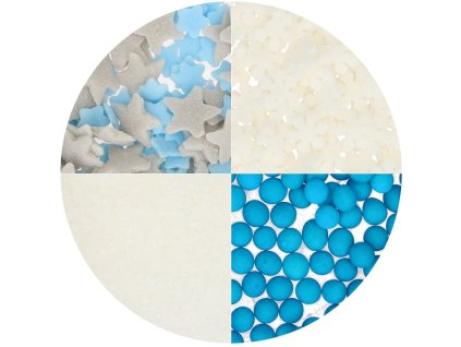 Zdobení - směs 4v1 Ledové vánoce pro vaše vánoční pečení