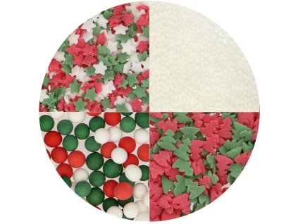 Zdobení - směs 4v1 Tradiční Vánoce pro vaše vánoční pečení