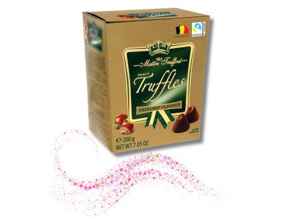 Zlaté Truffle Čokoládové lanýže Oříškové 200g z Belgie