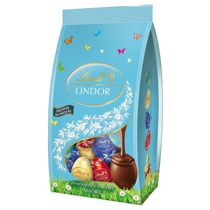 530573 lindor small eggs blue 180 g