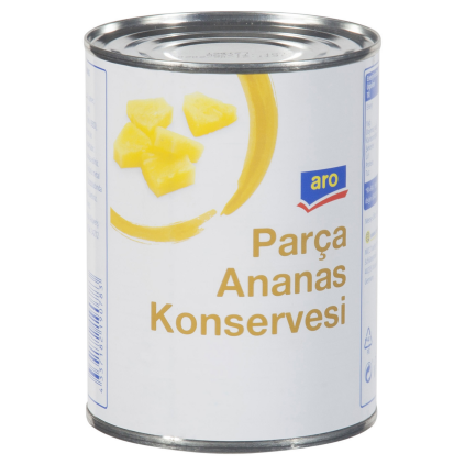 532412 aro ananas kousky 580 ml