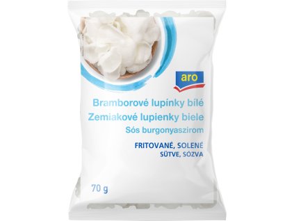 aro Bramborové lupínky bílé 70 g