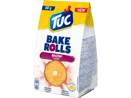 Bake Rolls Křupavé chipsy s příchutí slaniny 80 g
