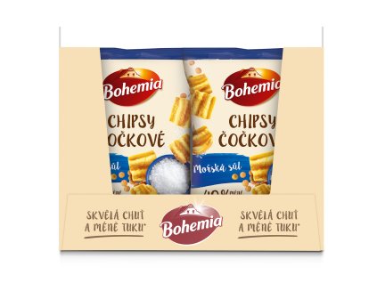 Bohemia Čočkové chipsy mořská sůl 65 g