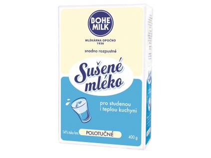 BOHEMILK Mléko sušené polotučné 400 g