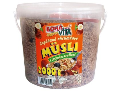 BONAVITA Müsli zapékané s oříšky 2 kg