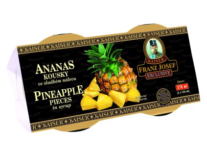 FRANZ JOSEF KAISER Ananas kousky 2 x 128 ml