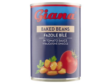 Giana Fazole v tomatové omáčce 425 ml