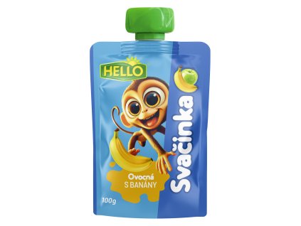 Hello Ovocná kapsička banán 100 g