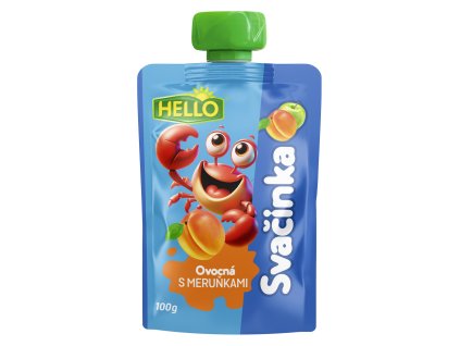 Hello Ovocná kapsička meruňka 100 g