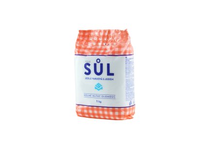 SOLNÉ MLÝNY Sůl jedlá s jódem 1 kg