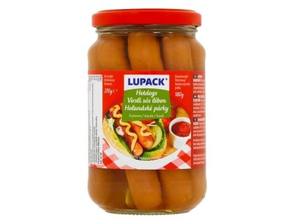 LUPACK Párky 8 hot dogs 270 g
