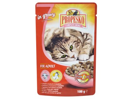PROPESKO Kapsa jehně a kuře pro psy 24 x 100 g
