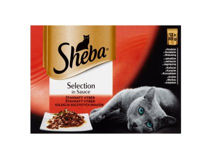 Sheba Steamed & Tender masové menu Kapsička pro kočky 12 x 85 g