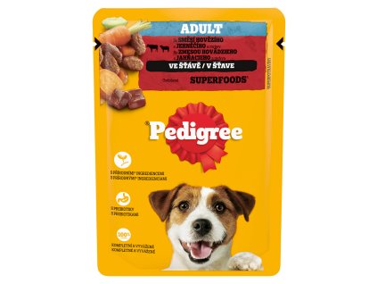 Pedigree Kapsička hovězí jehněčí ve šťávě pro psy 100 g