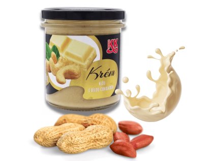 Arašídový krém s bílou čokoládou 350g