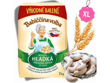 Babiččina volba - Mouka hladká pro cukrářské potřeby 2 kg