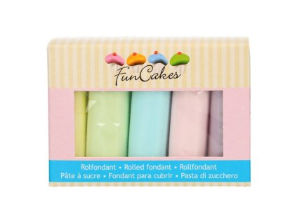180236 barevne potahovaci hmoty 5x100g pastelove funcakes