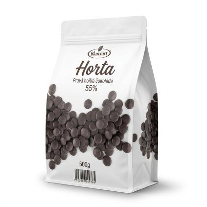 Pravá hořká čokoláda Horta 55% 500g