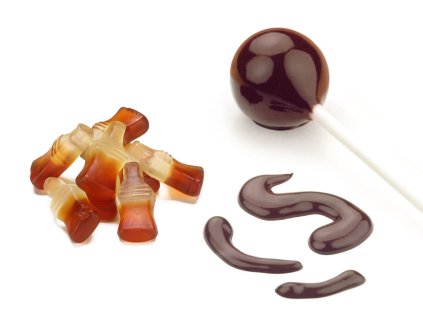 Poleva na dezerty a lízátka Cola