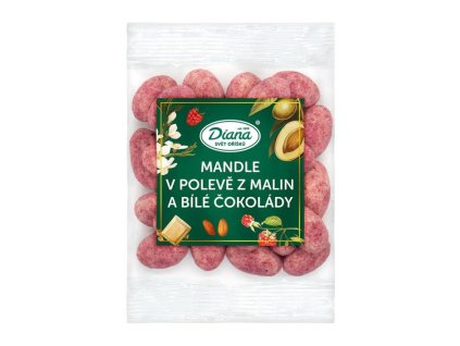 180944 1 diana mandle v poleve z malin a bile cokolady 100 g