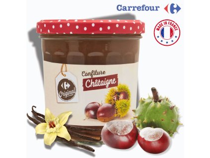 Džem Carrefour kaštanový s vanilkou 370 g