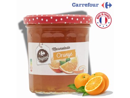 Džem Carrefour pomerančový se třtinovým cukrem 370 g