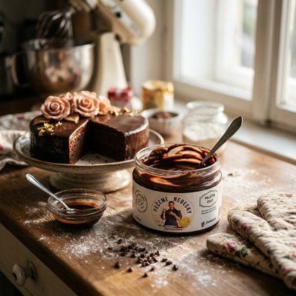 Zrcadlová poleva, Farcitura Paletta Cold Čokoláda 250g