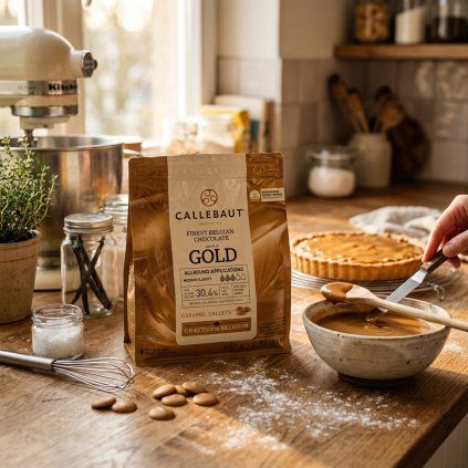 Karamelová 30% čokoláda GOLD 400g